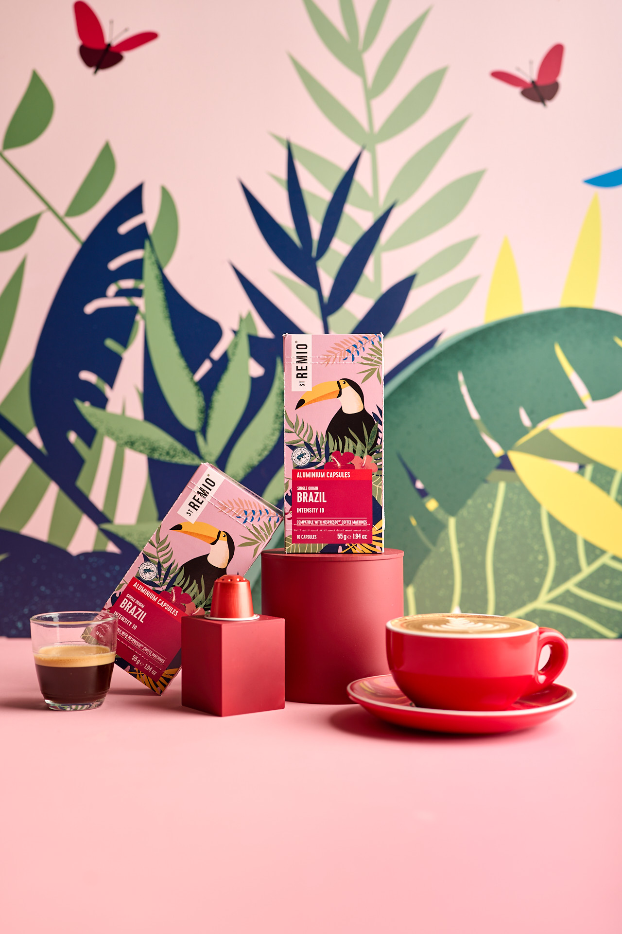 St Remio cafe Hot chocolate packaging design